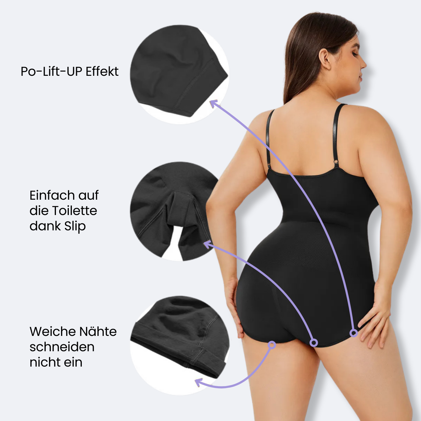 COREEX™ Bodysuit Sculpting Shapewear mit Slip