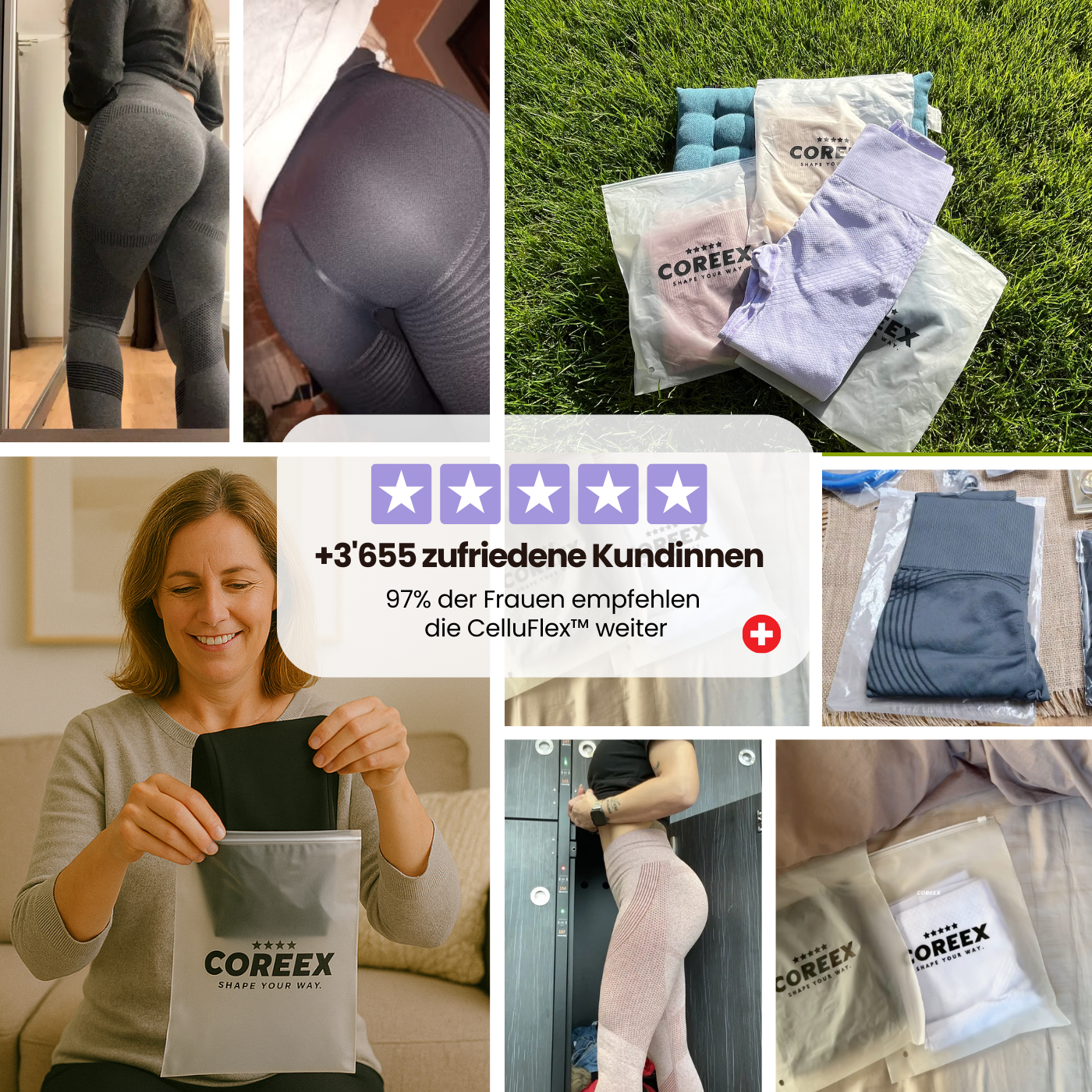COREEX CelluFlex™ 3D-Kompressionsleggings