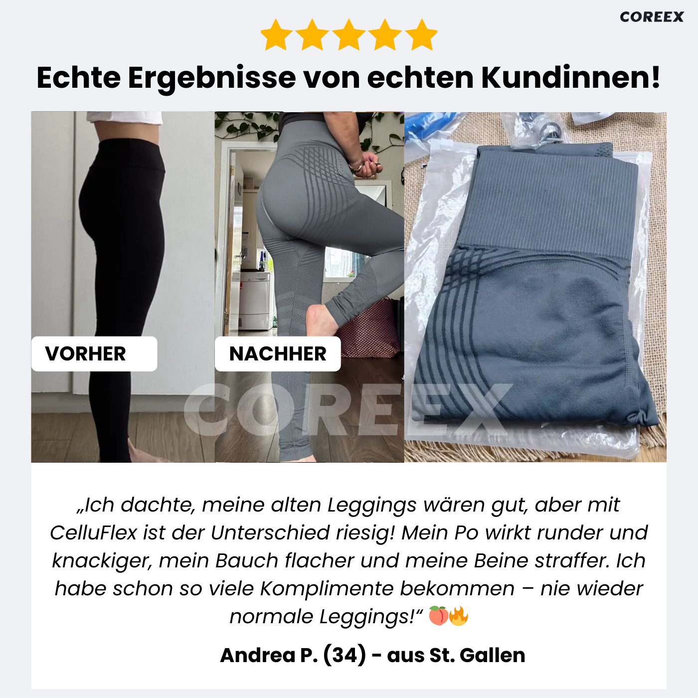 COREEX CelluFlex™ - #1 Anti-Cellulite Leggings