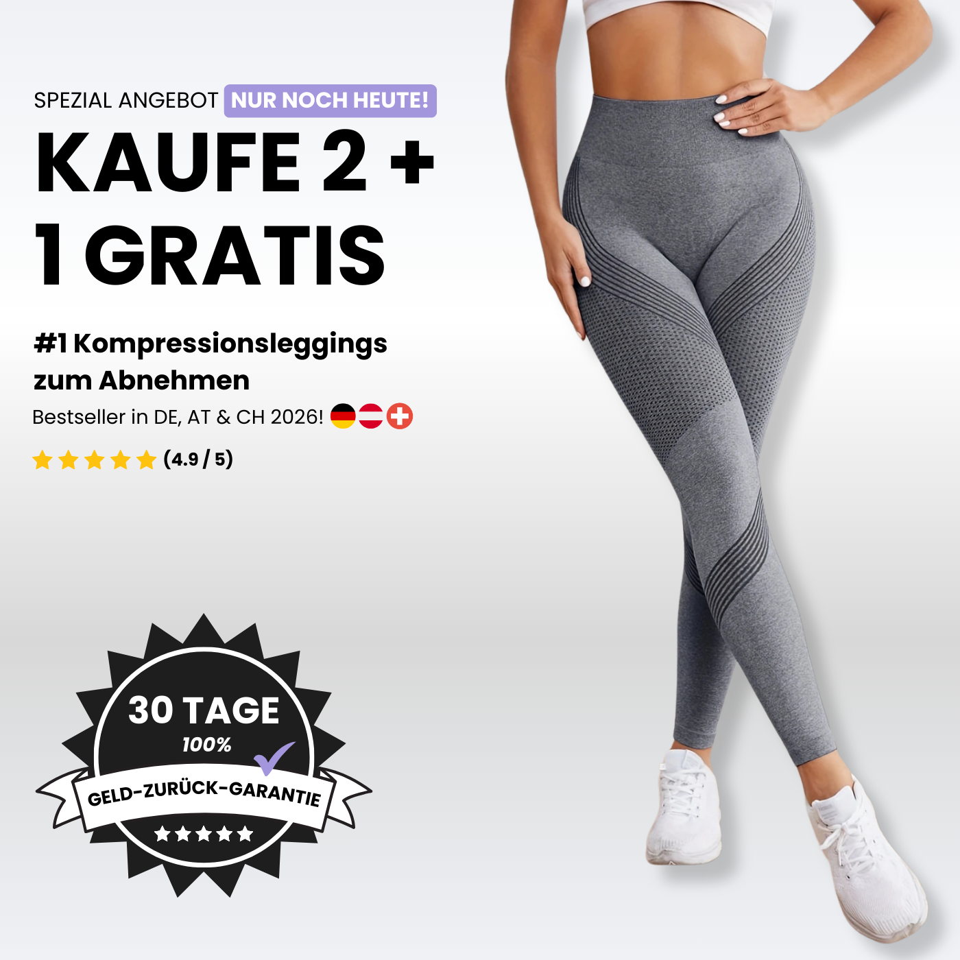 COREEX CelluFlex™ 3D-Kompressionsleggings (Abnehmen)