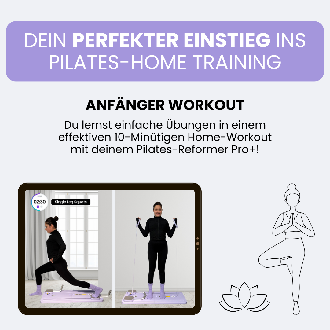 BASICS: 10-Minuten Videokurs Pilates-Homeworkout