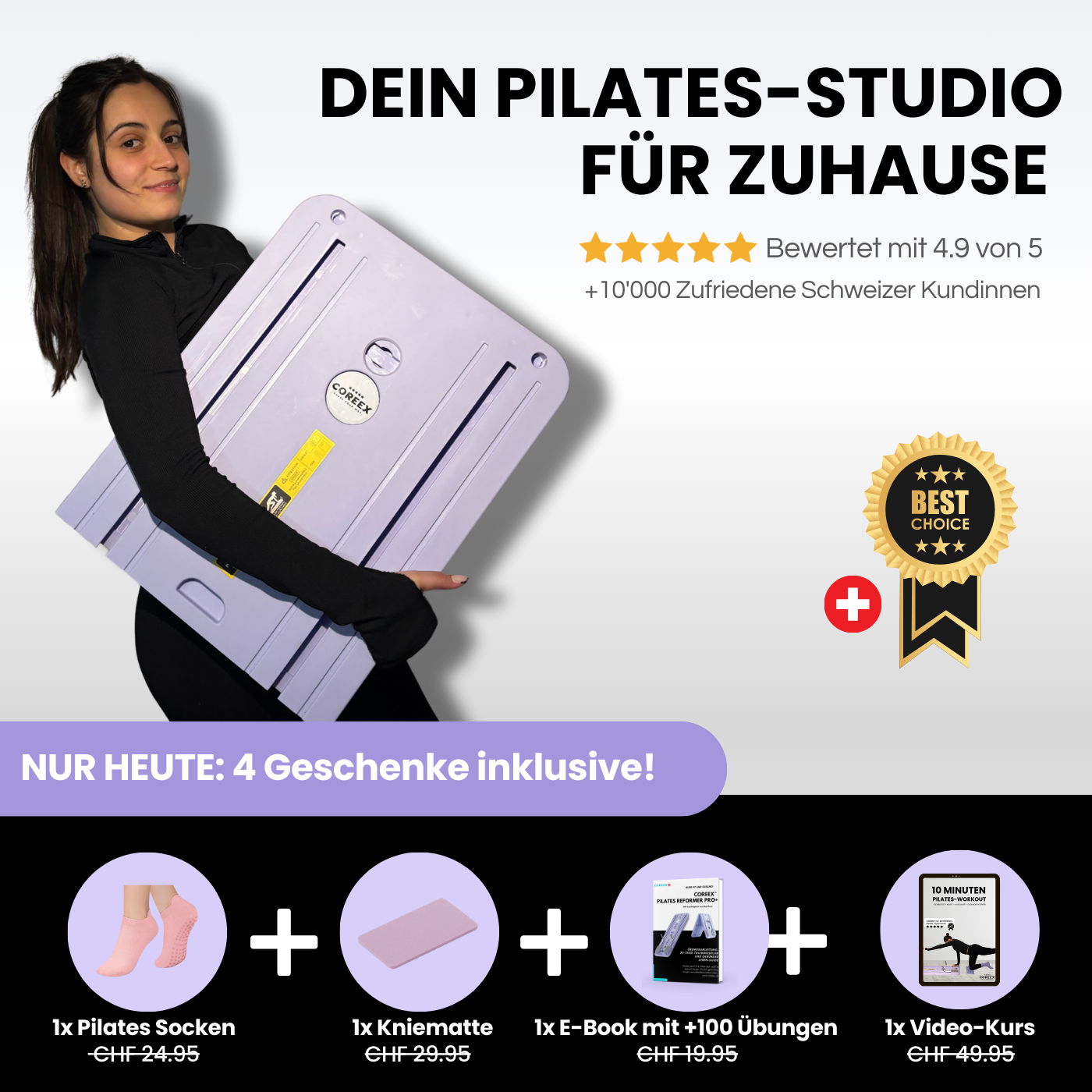 COREEX Pilates Reformer Pro+