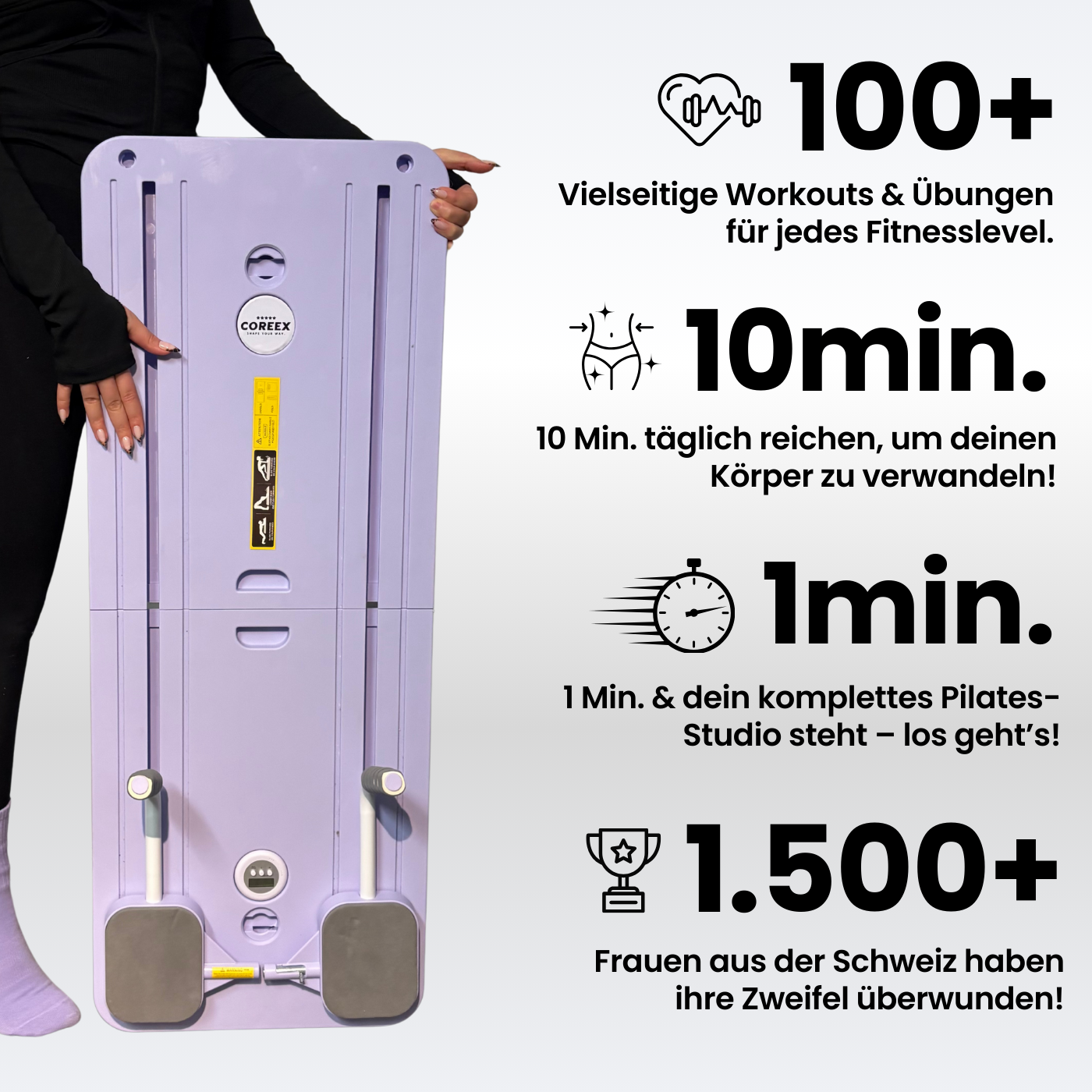COREEX Pilates Reformer Pro+