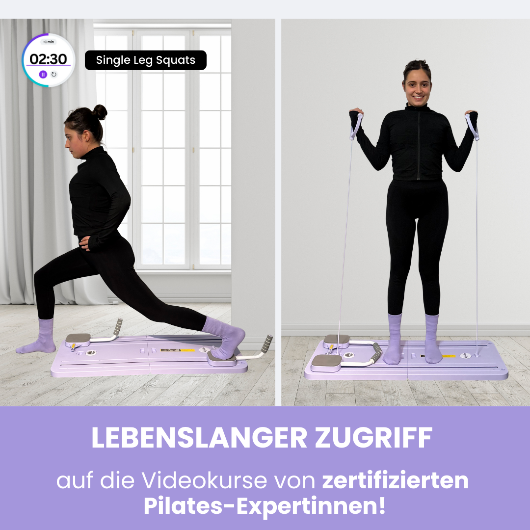 BASICS: 10-Minuten Videokurs Pilates-Homeworkout