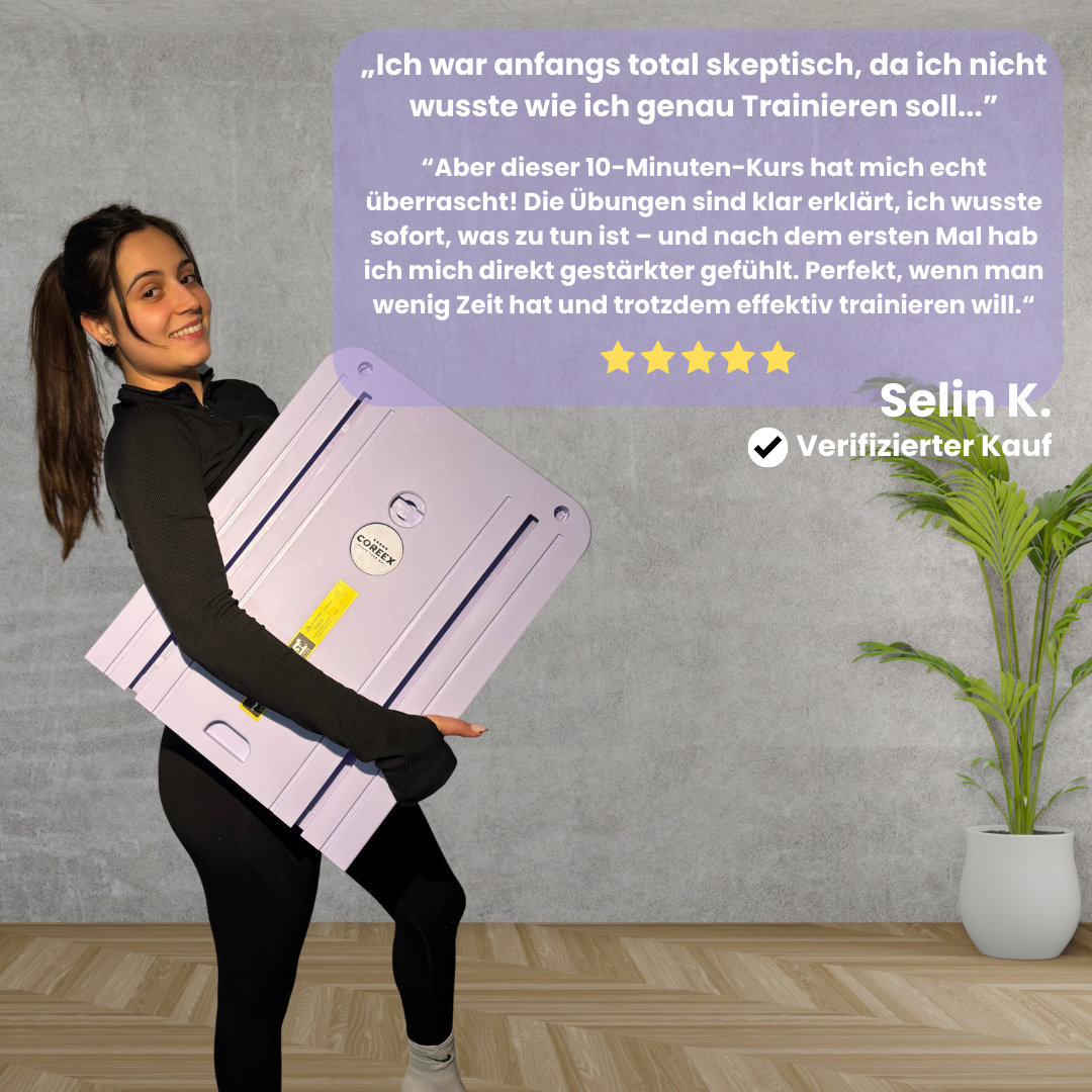 BASICS: 10-Minuten Videokurs Pilates-Homeworkout