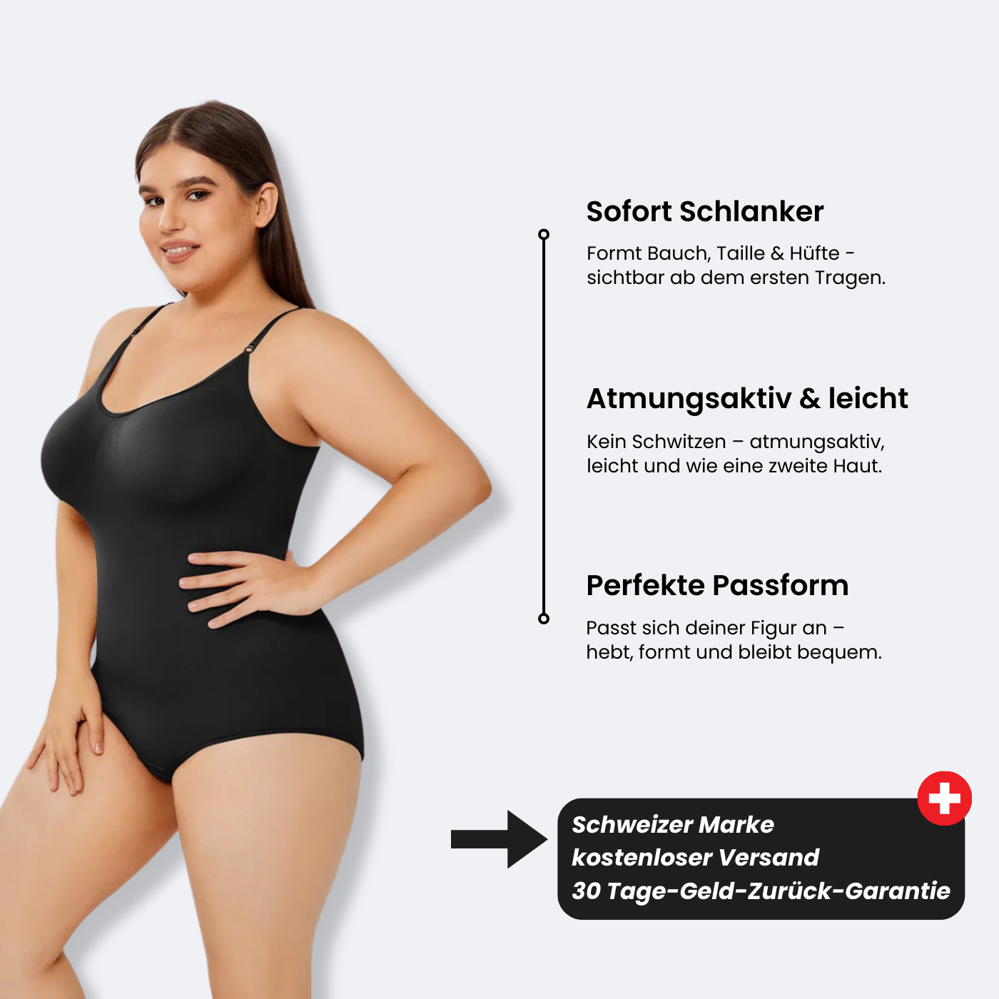 COREEX™ Bodysuit Sculpting Shapewear mit Slip