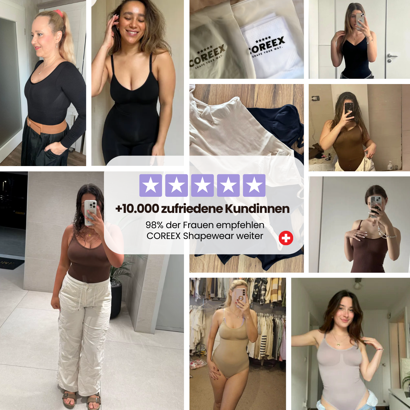 COREEX™ Bodysuit Sculpting Shapewear mit Slip