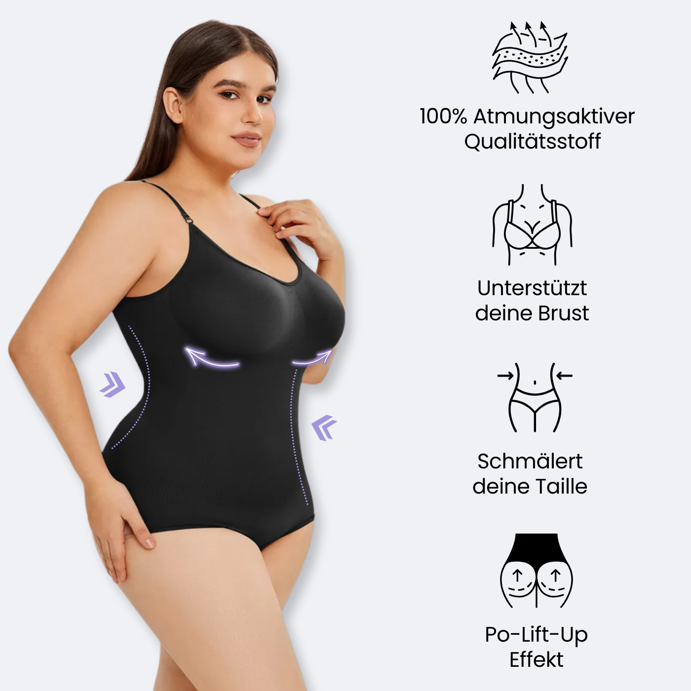 COREEX™ Bodysuit Sculpting Shapewear mit Slip