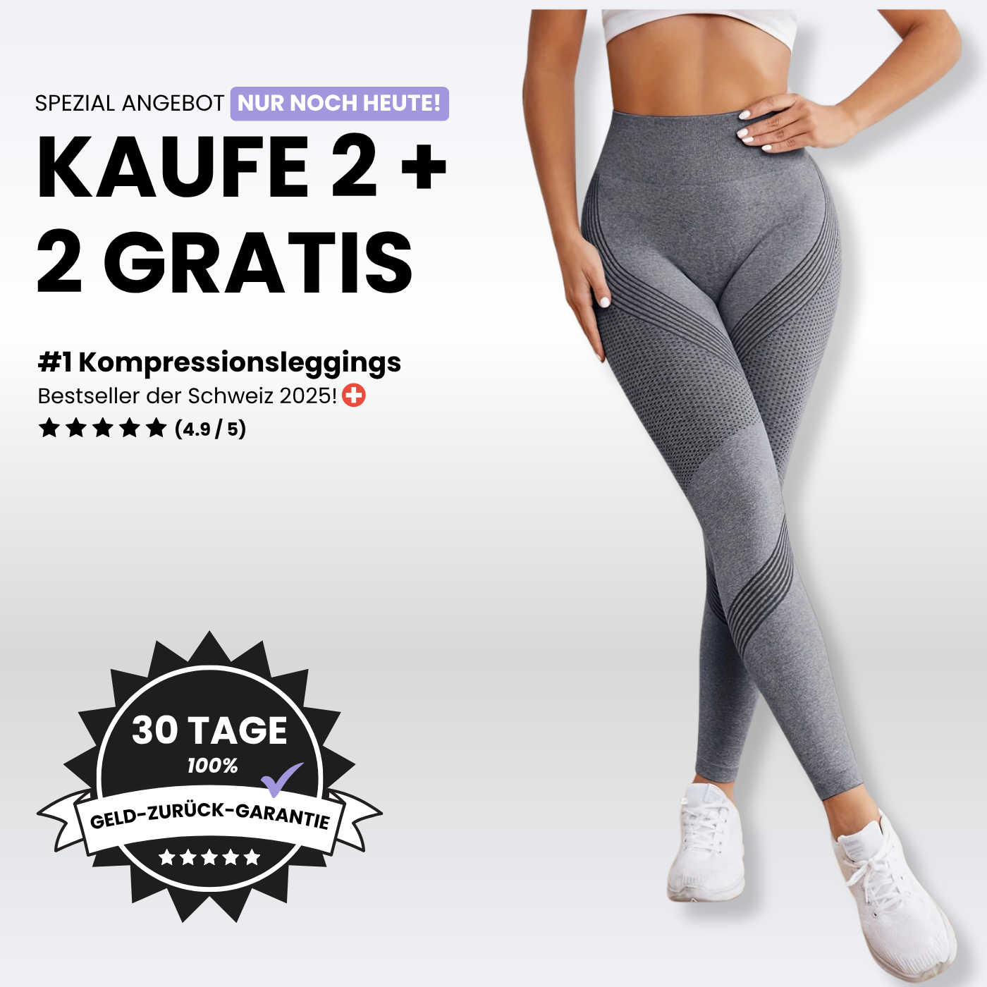 COREEX CelluFlex™ 3D-Kompressionsleggings 1+1 GRATIS