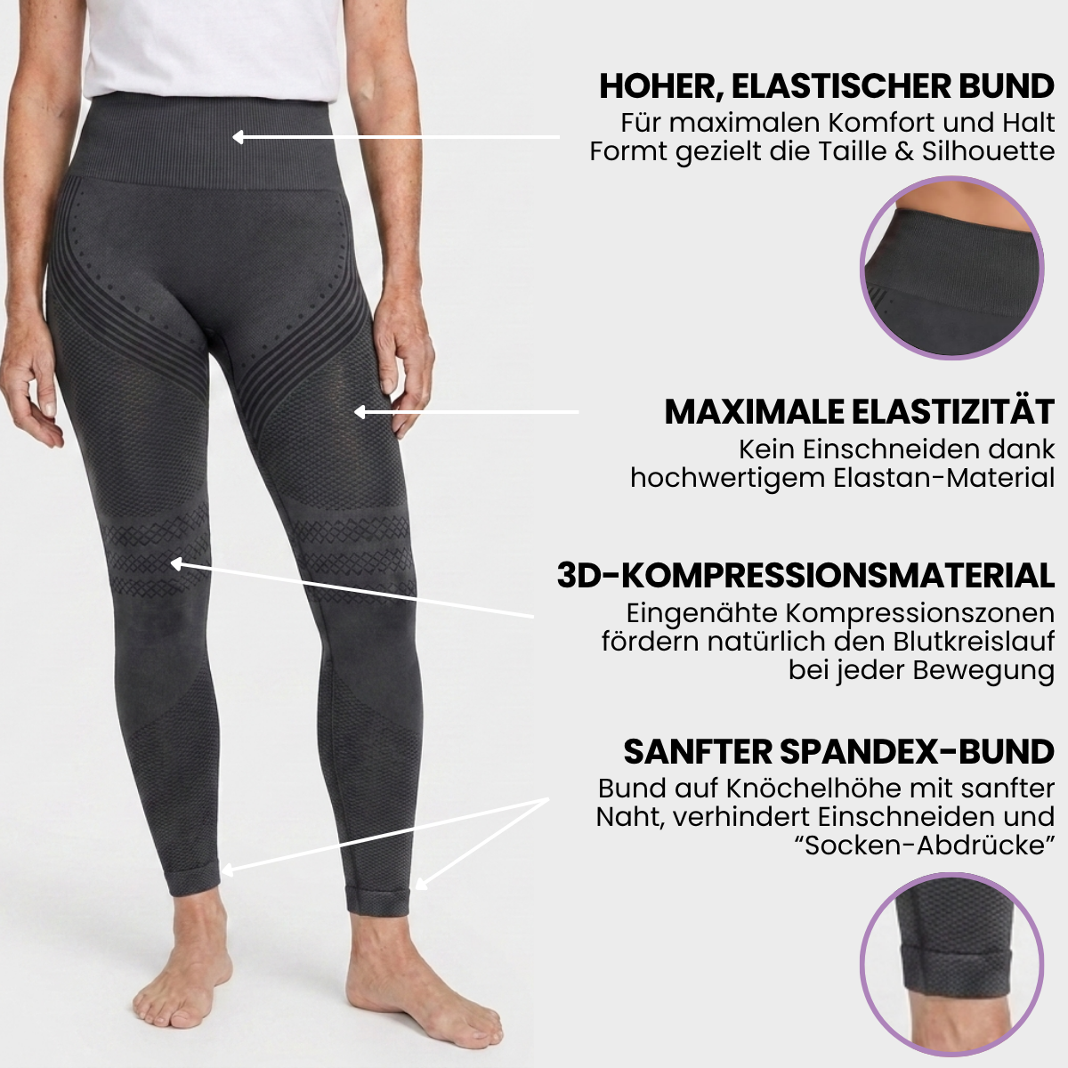 COREEX CelluFlex™ 3D-Kompressionsleggings LIMITED EDITION