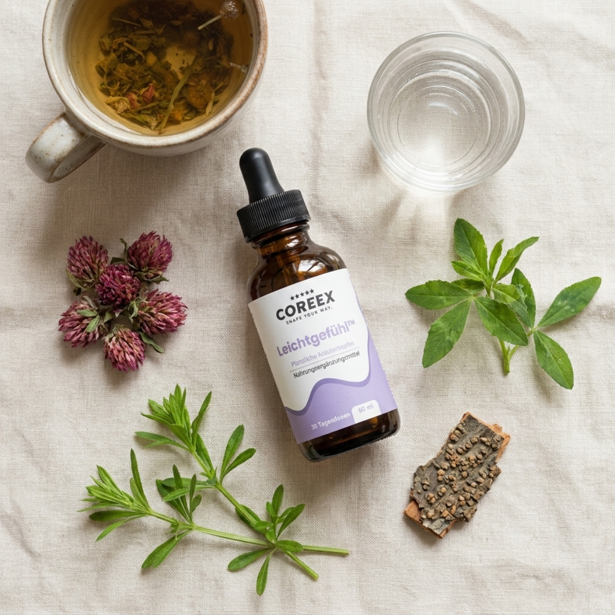 COREEX Leichtgefühl™ Pflanzliche Kräutertropfen