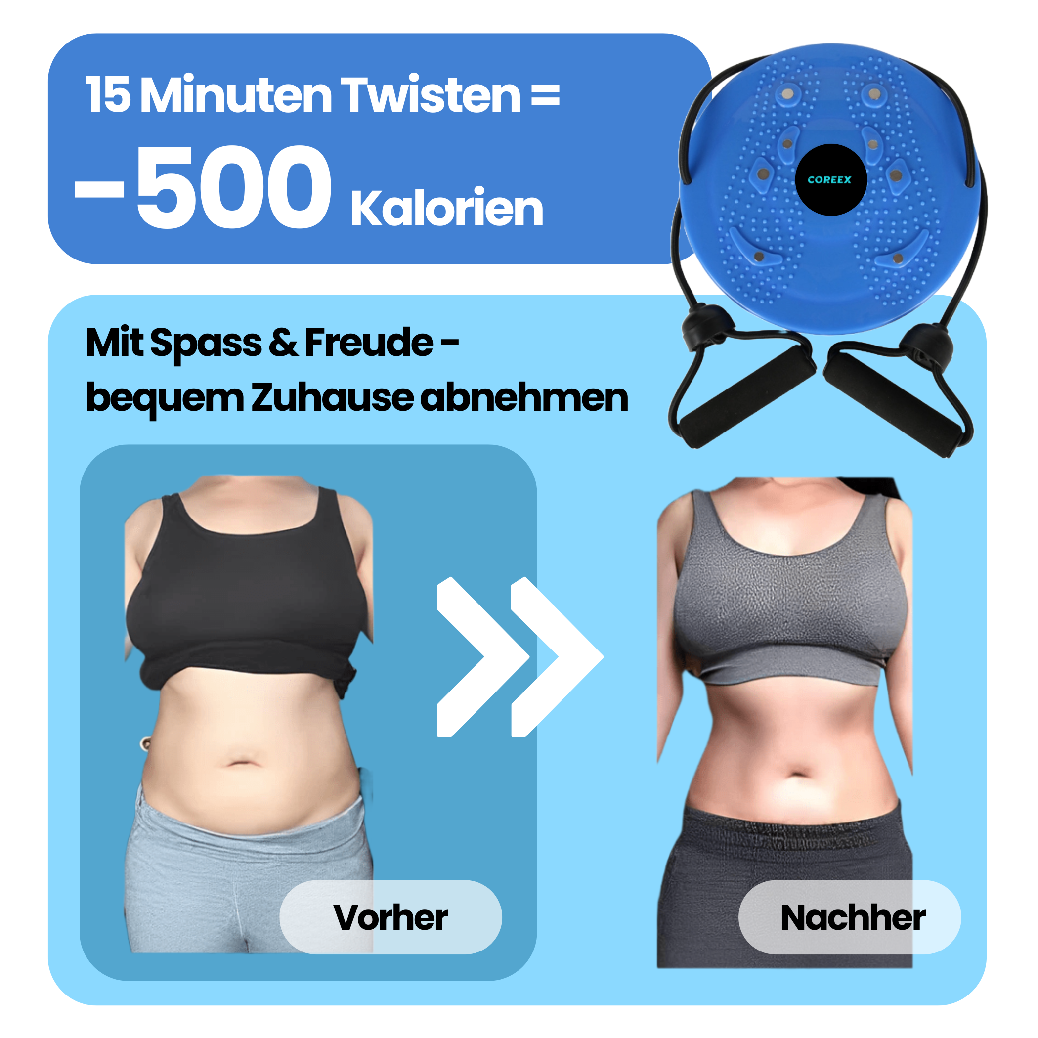 COREEX Waist-Fit 1.0™ inkl. Griffbänder