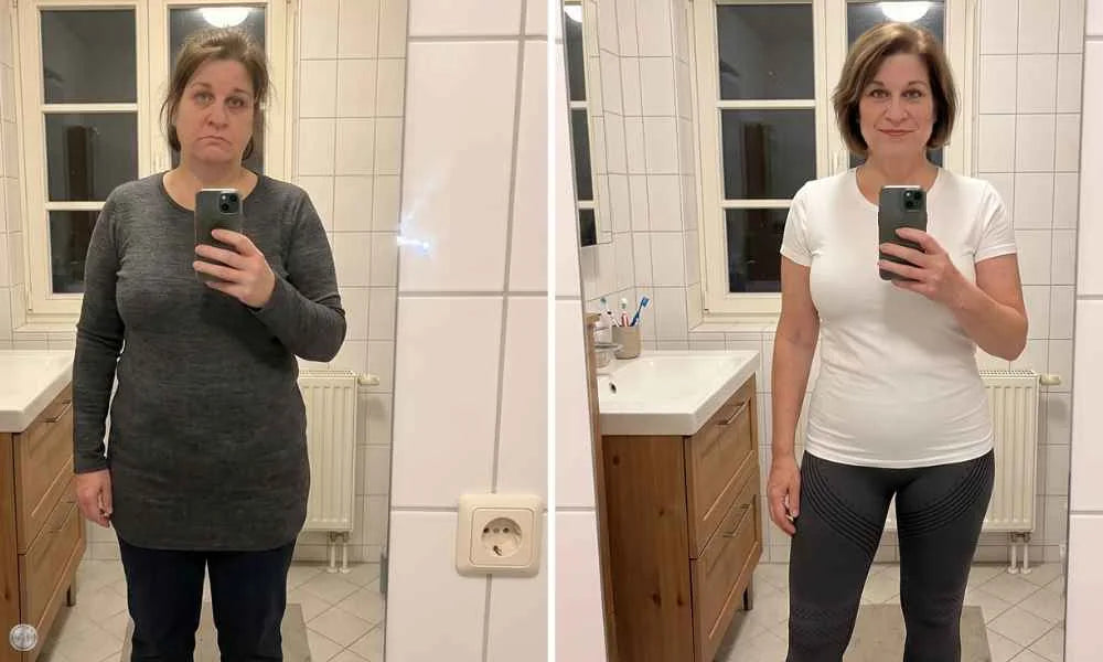 Illustration: Ich aß wie immer und nahm trotzdem jedes Jahr 2 Kilo zu: Dann zeigte mir eine Physiotherapeutin, wie ich meine Muskeln im Alltag wieder aktiv