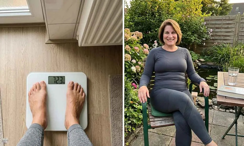 Illustration: Tag 1: Ich sehe aus wie 3 Kilo weniger, bevor die Waage sich überhaupt bewegt hat